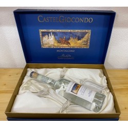 Frescobaldi Castelgiocondo Grappa di Brunello di Montalcino confezione con 2 bicchieri